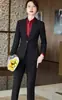 Overol rosa para salón de belleza mujer moda de alta gama ropa de negocios ropa formal lugar de trabajo traje de temperamento de trabajo traje traje