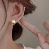Pendientes Minimalistas Geométricos Ovalados para Mujer, Versátiles y Elegantes, Pendientes de Moda Apilables, Accesorios de Moda Populares en Línea, Joyería de Oreja Única y Creativa