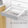 Parede dobrável Bacia suspensa rack vaso sanitário Punch-Free Storage rack banheiro banheiro banheira Foot Storage Rack