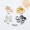 Color oro 18k accesorios de bambú cuentas de linterna con dientes cuentas de platillo volante cuentas planas accesorios para joyería de cuentas diy materiales