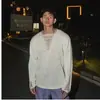 Suéter de Tricô Sexy Vazado para Primavera e Outono Masculino, Gola V Profunda, Estilo Relaxado Pulôver, Design Fino com Aspecto Desgastado