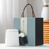 Xícara de Chá com Separação de Água, Xícara de Cerâmica para Infusão de Chá, Xícara com Tampa para Uso no Escritório e em Casa, Xícara com Filtro de Água, Presente Corporativo