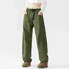 Pantalones de Montañismo Impermeables para Exteriores Camel HJCAMEL Scimitar Rushsuit para Mujer Otoño Casual Sueltos Rectos Pierna Ancha