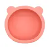 BENHAIDA tazón lindo de oso para suplemento alimenticio de bebé vajilla especial de silicona para bebé tazón para niños resistente a caídas anti-quemaduras tazón para comer