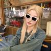 Gafas de Sol Futuristas Bopunk para Hombre, Hotties Europeos y Americanos Y2K, Fotografía Callejera Súper Genial, Protección Solar, Gafas de Sol Populares para Mujer, Modernas-