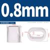 Acero Inoxidable 304 Manguito de Aluminio Portabrocas de Agujero Único y Doble Chuck Ovalado en Forma de 8 para Cable de Acero Portabrocas de Aluminio Portabrocas de Manguito de Aluminio