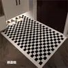 Felpudo de Bucle de Seda para Puerta de Entrada Estilo Americano, Personalizable para Uso Doméstico, Felpudo Antideslizante, Alfombra de Entrada