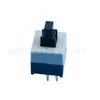 Interruptor de Botón de Encendido de Audio 8.5x8.5mm Sin Bloqueo Fila Única 2 Pines Hebilla Externa Interruptor de Tecla Silencioso Sin Bloqueo