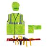 Chaleco de Bombero para Niños de Halloween Chaleco de Ingeniería Chaleco Militar Chaleco de Pirata Chaleco de Policía Ropa Profesional para Niños