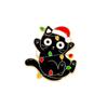 Broche navideño insignia de aleación caricatura lindo Papá Noel Feliz Navidad vacaciones decoración de mochila escolar