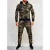 Nuevo jersey de camuflaje para deportes al aire libre y ocio para hombre, traje de camuflaje con sublimación
