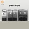 Puerta Anticolisión Personalizada Acero Inoxidable 304 Puerta Doble Almacén Frío Fábrica de Alimentos Cocina Puerta Automática de Dos Vías con Restablecimiento Automático