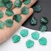 20 peças 14 * 15mm esmalte tcheco pequeno maple folha estilo antigo hairpin jade material da flor