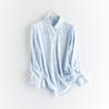 Múltiples Colores Disponibles~ Camisa Fresca y Cómoda de Manga Larga con Cuello para Mujer, Top Camisa Casual Versátil de Color Sólido, Nuevo Modelo Primavera 2026