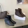 Botas Martin femininas de cano curto, finas, estilo retrô francês Hong Kong, de alta qualidade, novo modelo outono e inverno 2026 para mulheres baixinhas