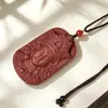 Marca Hexiang Cartão de Incenso Pintado Método Antigo Enfeite Artesanal para Pendurar no Carro Pingente para Pendurar no Carro Cordão Portátil para Celular Fábrica de Presentes Atacado