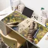 Alfombrilla de Ratón de Fábrica Original Antideslizante y Resistente a Manchas Pad de Escritorio Creativo Serie Paisaje Grande Engrosada Alfombrilla de Ratón para E-Sports