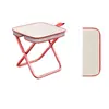 Taburete Plegable Pequeño Portátil Viaje Bolso de Mano Banco Silla de Pesca Silla de Camping Estilo Bolso Taburete Plegable Asiento para Hacer Cola Taburete