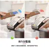 Portatarjetas Antirrobo RFID de una Pieza Portatarjetas de Identificación Multifuncional de Gran Capacidad Portatarjetas de Cuero texturizado Ultradelgado