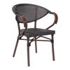 Fabricante Foshan, silla alta retro para bar, silla para cafetería al aire libre, tienda de té con leche, mesa y silla al aire libre, venta al por mayor