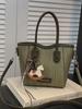 Bolso de Cubo de Color Contrastante de Alta Gama 2025 Nuevo Estilo para Mujer Verano Desplazamiento Casual Moderno Bandolera de Un Hombro