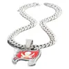Dominante hip-hop europeo y americano nuevo colgante de pirata collar de cadena cubana moda tendencia hip-hop accesorios de joyería personalizados