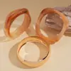 Pulseira Geométrica Quadrada Irregular Manchada de Acrílico Europeia e Americana Moda Transfronteiriça Nicho High-End Joia de Mão Simples para Mulheres