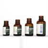 En stock Botella de aceite esencial japonés 10-15-20-30ml botella cuentagotas botella de vidrio marrón botella secundaria gruesa 20 dientes