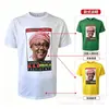 Camiseta Desechable de Punto para Sublimación Térmica de Manga Corta Camisa Electoral Camisa Publicitaria Campaña de Candidato Precio Bajo Camiseta de Cuello Redondo Nuevo Estilo Hombres Mujeres