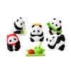 Nova Série Panda Floresta de Bambu Estilo Chinês Artesanato em Resina Decoração de Mesa Estilo Cura Sala de Chá Decoração de Mesa Resina Atacado