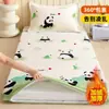 Funda de colchón de terciopelo de leche de invierno, protector de cama, adecuada para dormitorios de estudiantes, funda de colchón tamaño individual, forrada de felpa para abrigar, ropa de cama de invierno