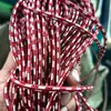 Fabricante de origem fibra de poliéster polipropileno 5mm espessa destaque refletiva à prova de vento corda tela de céu estaca de chão cordão corda sólida atacado