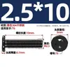 Tornillo Negro de Acero Inoxidable 304 Interior Torx CM Cabeza Plana Cabeza Delgada Digital Antirrobo MM2M3M4M5M6
