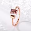 Anillo de Azúcar de Plata de Ley 925 de Gama Alta Accesible de Lujo No Deslustrable para Mujer, Versátil, Nicho, Ins, Geométrico, Anillo Abierto, Pulsera