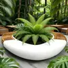 Assento para Tanque de Árvore de Fibra de Vidro, Paisagem de Jardim, Combinação de Banco para Tanque de Flores de Formato Irregular, Banco Longo para Parques ao Ar Livre e Tanques de Árvore de Escolas