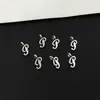 26 letras inglesas aleación colgante diy pulsera collar pendientes accesorios de joyería fabricantes de colgantes en stock venta al por mayor