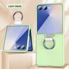 Adecuado para Funda de Teléfono Móvil Samsung Zflip8, Anillo Transparente para Pantalla Plegable, Cubierta Protectora Shell Ultra-Delgada Anti-Caída Zflip7, Acabado Mate
