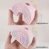 Molde de Silicona para Portavelas con Forma de Arco Iris de Resina, Molde para Yeso y Cemento DIY, Molde para Velas de Aromaterapia