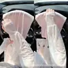 Mangas de Encaje Estilo Hada de Seda de Hielo con Protección Solar para Mujer, Transpirables y Delgadas para Verano, Mangas Sueltas para Conducir, Protección UV para Exteriores