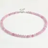 Collar de Perlas de Piedra de Litio Morada de Moda Europea y Americana para Mujer, Gargantilla en Capas Hecha a Mano de Gama Alta, Cadena para Clavícula, Fabricante de Joyería Transfronteriza