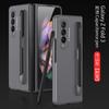 Funda ultrafina para teléfono Samsung ZFold3 con ranura para lápiz óptico y funda protectora de pantalla plegable sencilla.