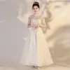 Ropa de Rendimiento para Guzheng para Niñas, Estilo Rojo, Vestido de Performance para Examen de Arte Infantil y Competición de Piano
