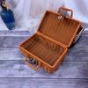Maleta de Souvenir Estilo Ins Boda Regalo Dama de Honor Boda Caja de Regalo Cesta de Picnic Tejida Linda Accesorios para Fotos