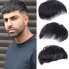 Peluca para Hombre para la Parte Superior de la Cabeza, Fibra de Alta Temperatura, Invisible, Sin Costuras, para Calvicie, Línea de Cabello Mediterránea, para Cubrir Canas, Peluca