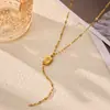 Moderna cadena larga con colgante de girasol para mujer 2026, elegante collar en capas con colgante de corazón para damas, cadena para suéter