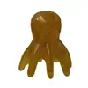 Peine Masajeador de Pulpo, Peine de Cuerno de Búfalo Blanco, Peine Especial para el Cabello para Terapia de Cabeza y Cuero Cabelludo, Uso en Casa
