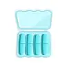 Tapones para los oídos para dormir color sólido 4 pares en caja calidad de exportación certificación CE tapones de esponja anti-ruido insonorización aprendizaje examen