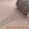 Moda Cruzada Europeia e Americana Aço Inoxidável Pressionado Lateral Disco Redondo Cor Conservada Corrente Pulseira Colar DIY Feito à Mão Acessórios de Joias