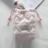 Nueva Bolsa de Almacenamiento Simple de Algodón Acolchado, Bolsa Portátil con Cordón, Bolsa de Almacenamiento para Cámara Anti-Caídas y Anti-Rayaduras, Bolsa Pequeña para Artículos de Tocador