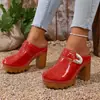 Sandalias de Tacón Alto Retro Francesas Casuales Cómodas de Talla Grande para Mujer Verano 2026 Nuevas de Comercio Exterior Talla Única